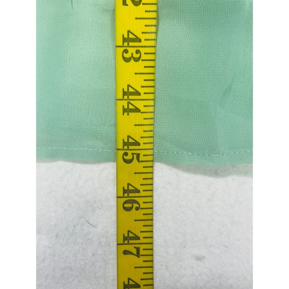 BLOOMCHIC 14-16 1X plus mint green square neck ruffle sleeve midi dress NWT B34 - Picture 4 of 9